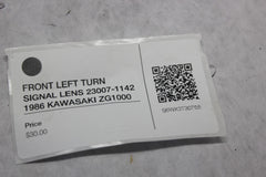 FRONT RIGHT TURN SIGNAL LENS 23007-1143 1986 KAWASAKI ZG1000