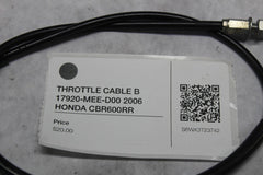 THROTTLE CABLE B 17920-MEE-D00 2006 HONDA CBR600RR