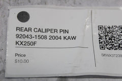 REAR CALIPER PIN 92043-1508 2004 KAW KX250F