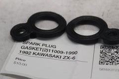 SPARK PLUG GASKET (2) 11009-1990 1992 KAWASAKI ZX-6