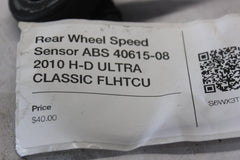 Rear Wheel Speed Sensor ABS 40615-08 2010 H-D ULTRA CLASSIC FLHTCU