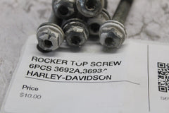 ROCKER TOP SCREW 6PCS 3692A,3693A HARLEY-DAVIDSON