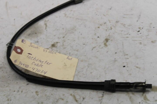 OEM Suzuki Motorcycle Tachometer Cable 34940-47034 1980 GS1100E Red