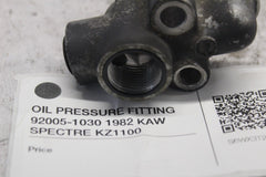 OIL PRESSURE FITTING 92005-1030 1982 KAW SPECTRE KZ1100