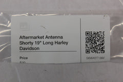 Aftermarket Antenna Shorty 19" Long Harley Davidson