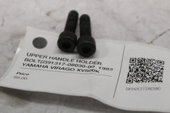 UPPER HANDLE HOLDER BOLT (2) 91317-08030-00  1983 YAMAHA VIRAGO XV500K