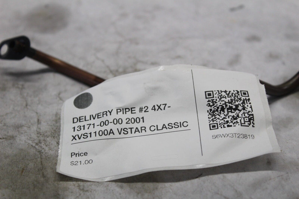 DELIVERY PIPE #2 4X7-13171-00-00 2001 XVS1100A VSTAR CLASSIC