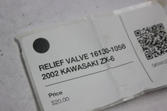 RELIEF VALVE 16130-1058 2002 KAWASAKI ZX-6