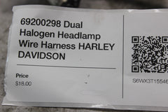 69200298 Dual Halogen Headlamp Wire Harness HARLEY DAVIDSON