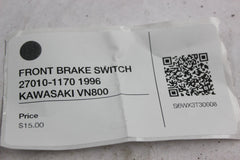 FRONT BRAKE SWITCH 27010-1170 1996 KAWASAKI VN800