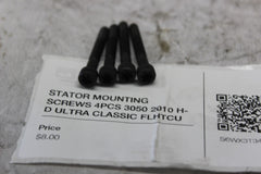 STATOR MOUNTING SCREWS 4PCS 3050 2010 H-D ULTRA CLASSIC FLHTCU