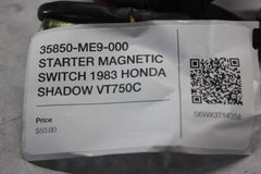 35850-ME9-000 STARTER MAGNETIC SWITCH 1983 HONDA SHADOW VT750C