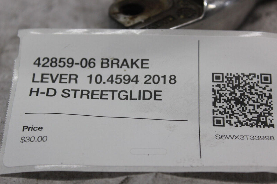 42859-06 BRAKE LEVER  10.4594 2018 H-D STREETGLIDE