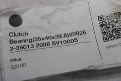 Clutch Bearing (35x40x39.8) #09263-35013 2006 SV1000S
