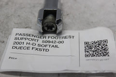 PASSENGER FOOTREST SUPPORT  50942-00 2001 H-D SOFTAIL DUECE FXSTD