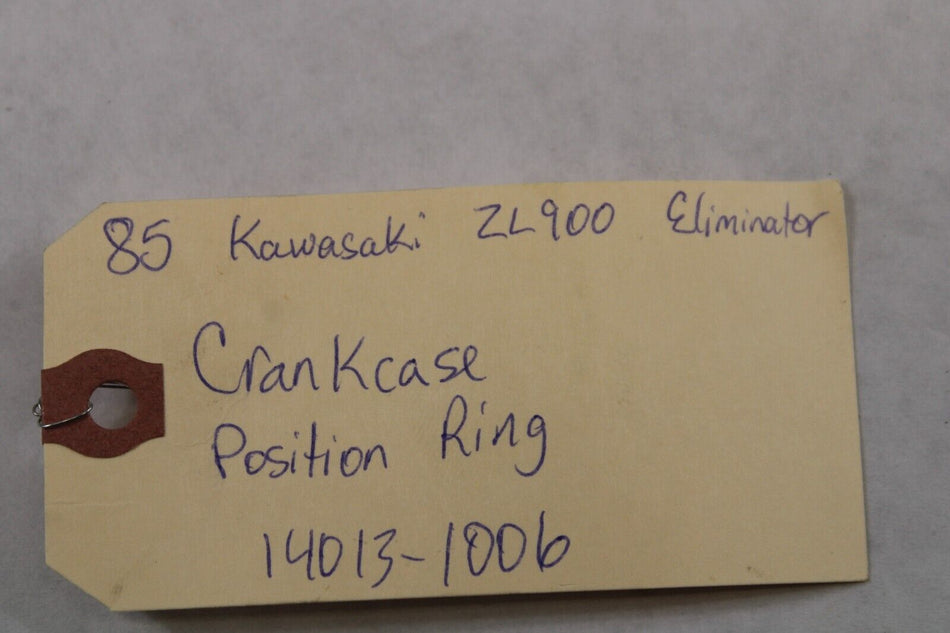 1985 Kawasaki Eliminator ZL900 Crankcase Position Ring 14013-1006