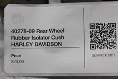 40278-09 Rear Wheel Rubber Isolator Cush HARLEY DAVIDSON