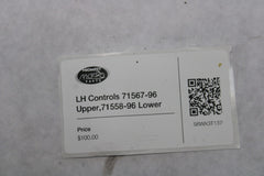 LEFT HANDLEBAR Control HARNESS 71567-96 Upper, 71558-96 Lower Harley Davidson