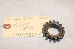 Mainshaft 2nd Gear 15T 23431-MZ2-610 1987 Honda CBR1000F Hurricane