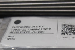 PUSHRODS IN & EX 17908-02, 17909-02 2012 SPORTSTER XL1200