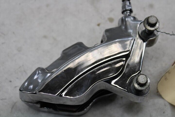 Chrome Front Brake Caliper RIGHT 2003 Harley Davidson FLHT Silver Black