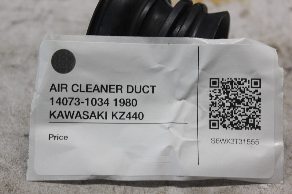 AIR CLEANER DUCT 14073-1034 1980 KAWASAKI KZ440