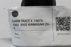 CARB DUCT 4  14073-1563  2002 KAWASAKI ZX-6