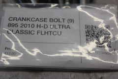 CRANKCASE BOLT (9) 895 2010 H-D ULTRA CLASSIC FLHTCU