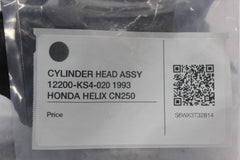 CYLINDER HEAD ASSY 12200-KS4-020 1993 HONDA HELIX CN250