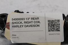 54000093 13" REAR SHOCK, RIGHT COIL HARLEY DAVIDSON
