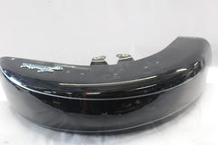 58900078BJM FENDER FRONT (VIVID BLACK W/ SILVER STRIPE) HARLEY DAVIDSON