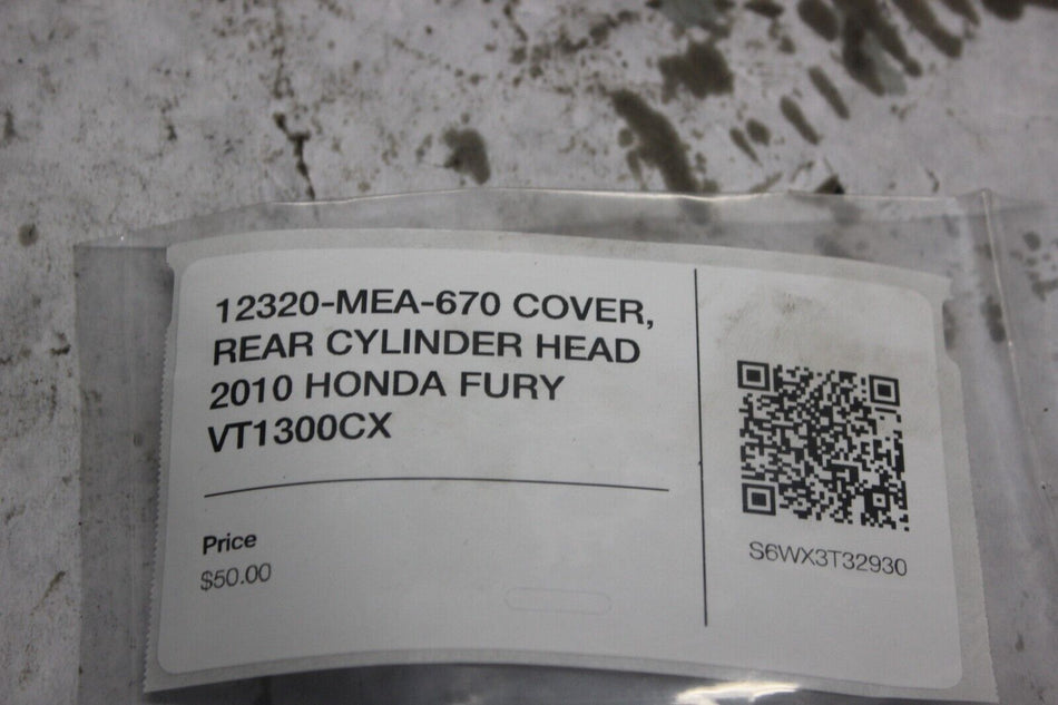 12320-MEA-670 COVER, REAR CYLINDER HEAD 2010 HONDA FURY VT1300CX