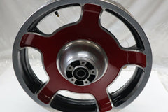OEM Harley Davidson Front Wheel 18" x 3.5" 1" Bearings Painted Red
