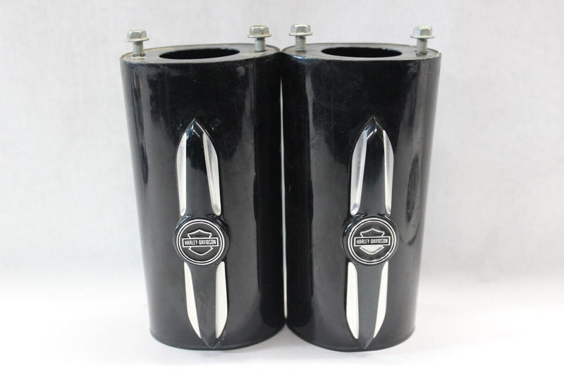 41mm Upper Fork Covers Black Harley Davidson