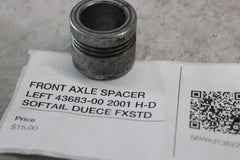 FRONT AXLE SPACER LEFT 43683-00 2001 H-D SOFTAIL DUECE FXSTD