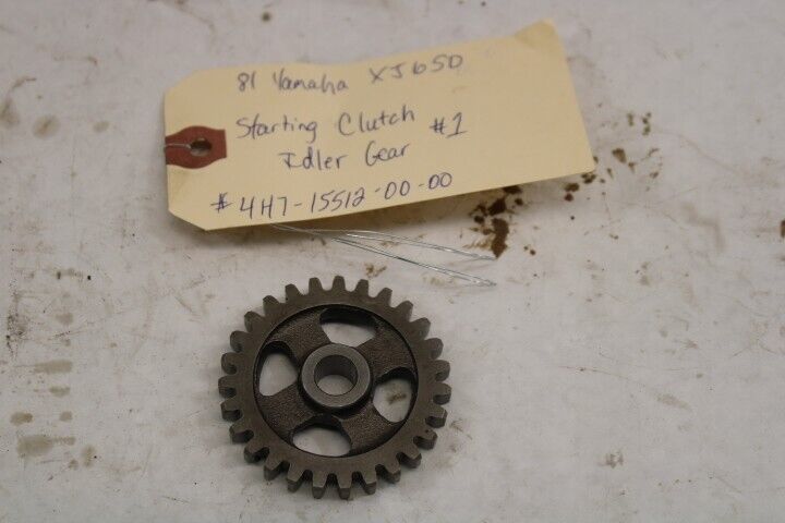 OEM Yamaha Motorcycle 1981 XJ650 Starting Clutch Idler Gear #1 4H7-15512-00