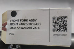 FRONT FORK ASSY RIGHT 44075-1065-GD  2002 KAWASAKI ZX-6