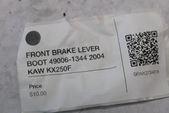 FRONT BRAKE LEVER BOOT 49006-1344 2004 KAW KX250F