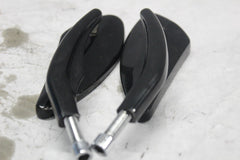 SET BLACK TEARDROP MIRRORS 2012 SPORTSTER XL1200