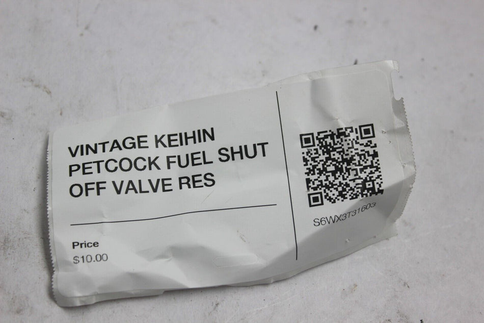 VINTAGE KEIHIN PETCOCK FUEL SHUT OFF VALVE RES