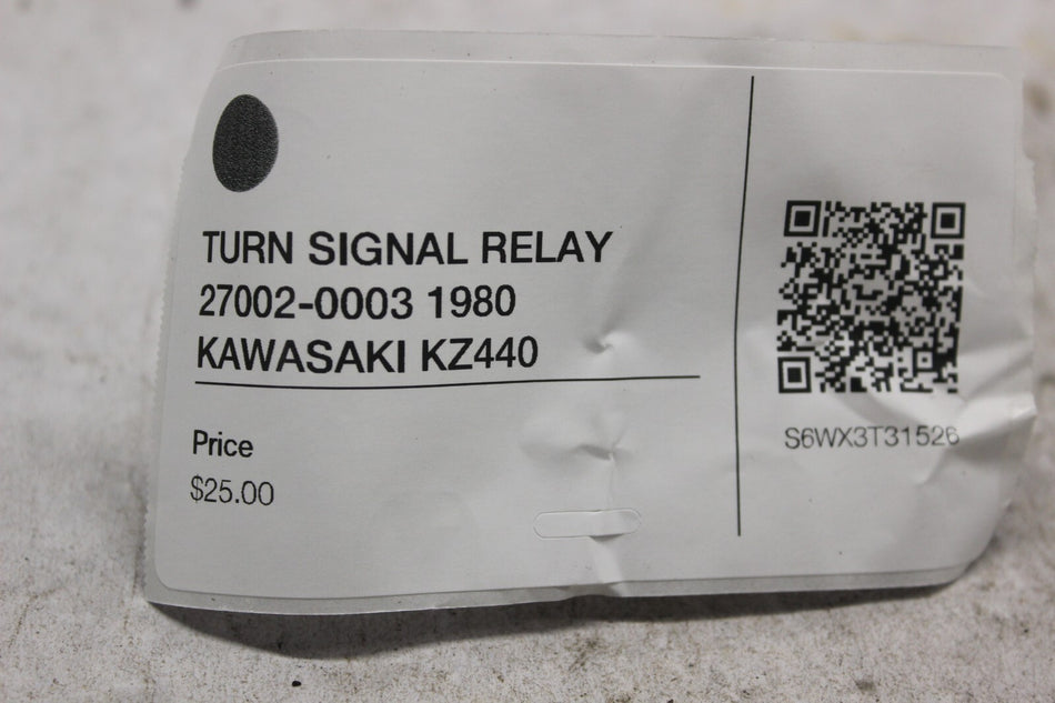 TURN SIGNAL RELAY 27002-0003 1980 KAWASAKI KZ440