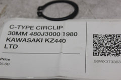 C-TYPE CIRCLIP 30MM 480J3000 1980 KAWASAKI KZ440 LTD