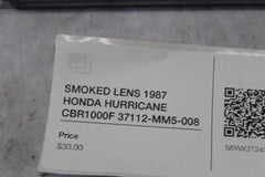 SMOKED LENS 1987 HONDA HURRICANE CBR1000F 37112-MM5-008