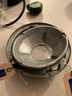Harley Davidson 7” Light Bucket And Mounting Ring Assembly
