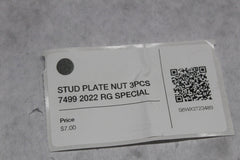 STUD PLATE NUT 3PCS 7499 2022 RG SPECIAL