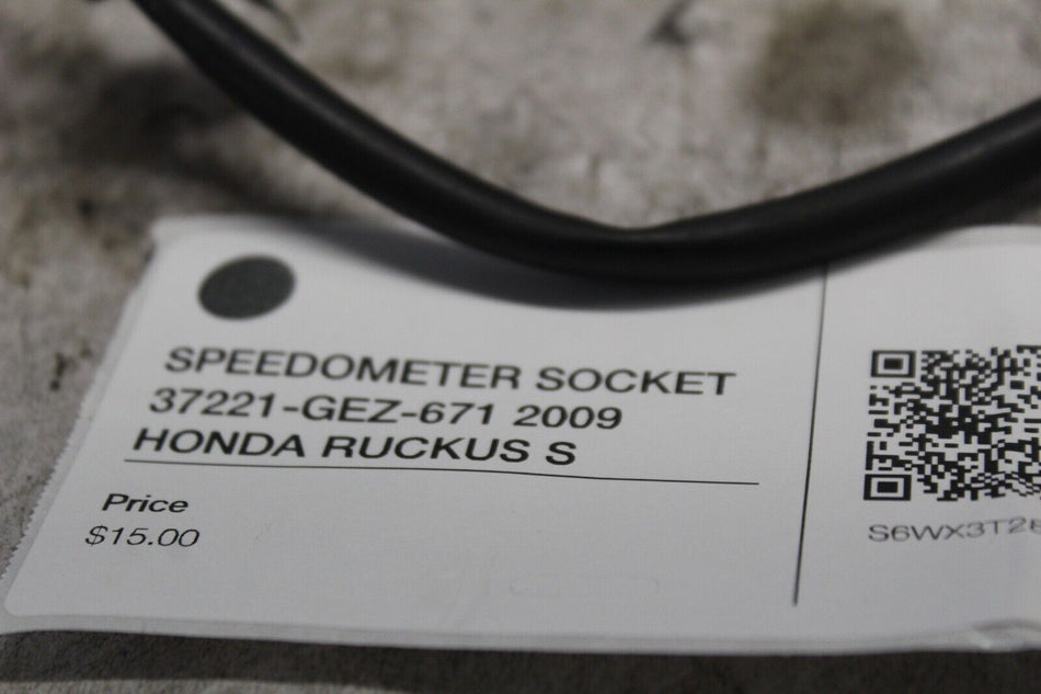 SPEEDOMETER SOCKET 37221-GEZ-671 2009 HONDA RUCKUS S