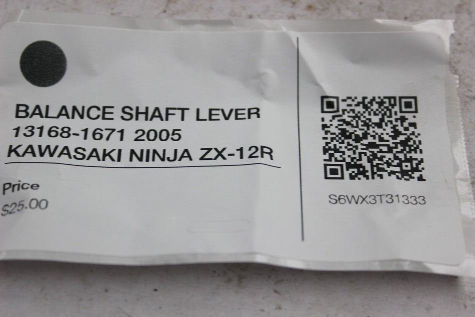BALANCE SHAFT LEVER 13168-1671 2005 KAWASAKI NINJA ZX-12R