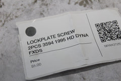 LOCKPLATE SCREW 2PCS 3594 1995 HD DYNA FXDS