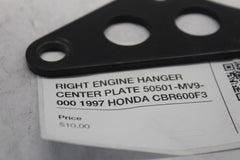 RIGHT ENGINE HANGER CENTER PLATE 50501-MV9-000 1997 HONDA CBR600F3