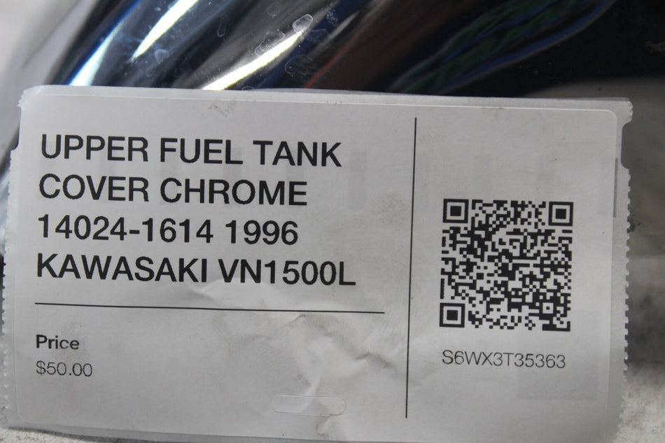 UPPER FUEL TANK COVER CHROME 14024-1614 1996 KAWASAKI VN1500L